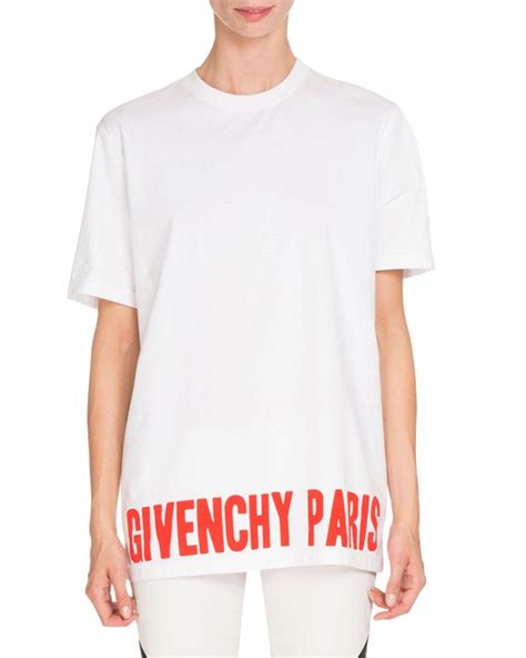 givenchy paris t shirt dress|givenchy graphic crewneck t shirt.